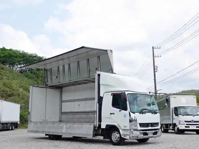 三菱 ファイター 中型/増トン ウイング エアサス ベッド の中古トラック【車両No.188443】