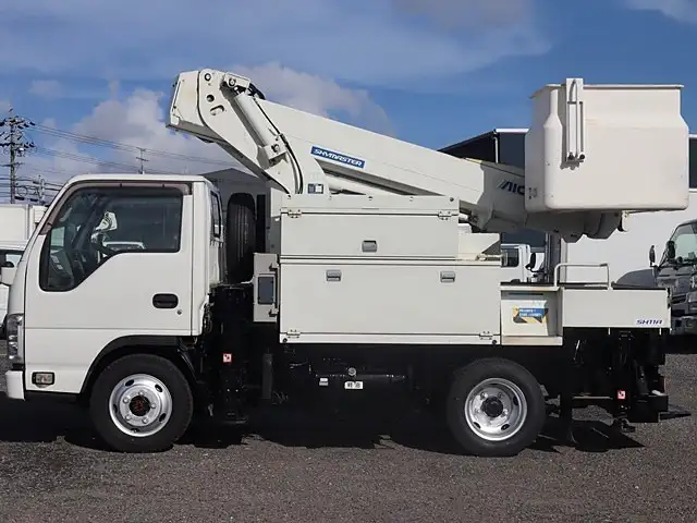いすゞ エルフ 小型 高所・建柱車 高所作業車 電工仕様の中古トラック画像5