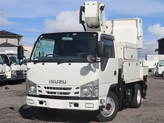 いすゞ エルフ 小型 高所・建柱車 高所作業車 電工仕様の中古トラック画像1