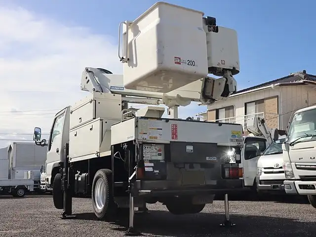 いすゞ エルフ 小型 高所・建柱車 高所作業車 電工仕様の中古トラック画像9