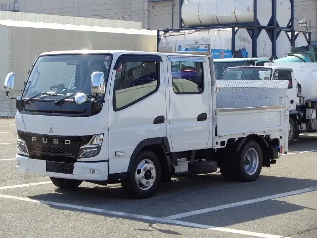 三菱 キャンター 小型 平ボディ Wキャブ パワーゲート の中古トラック【車両No.188352】