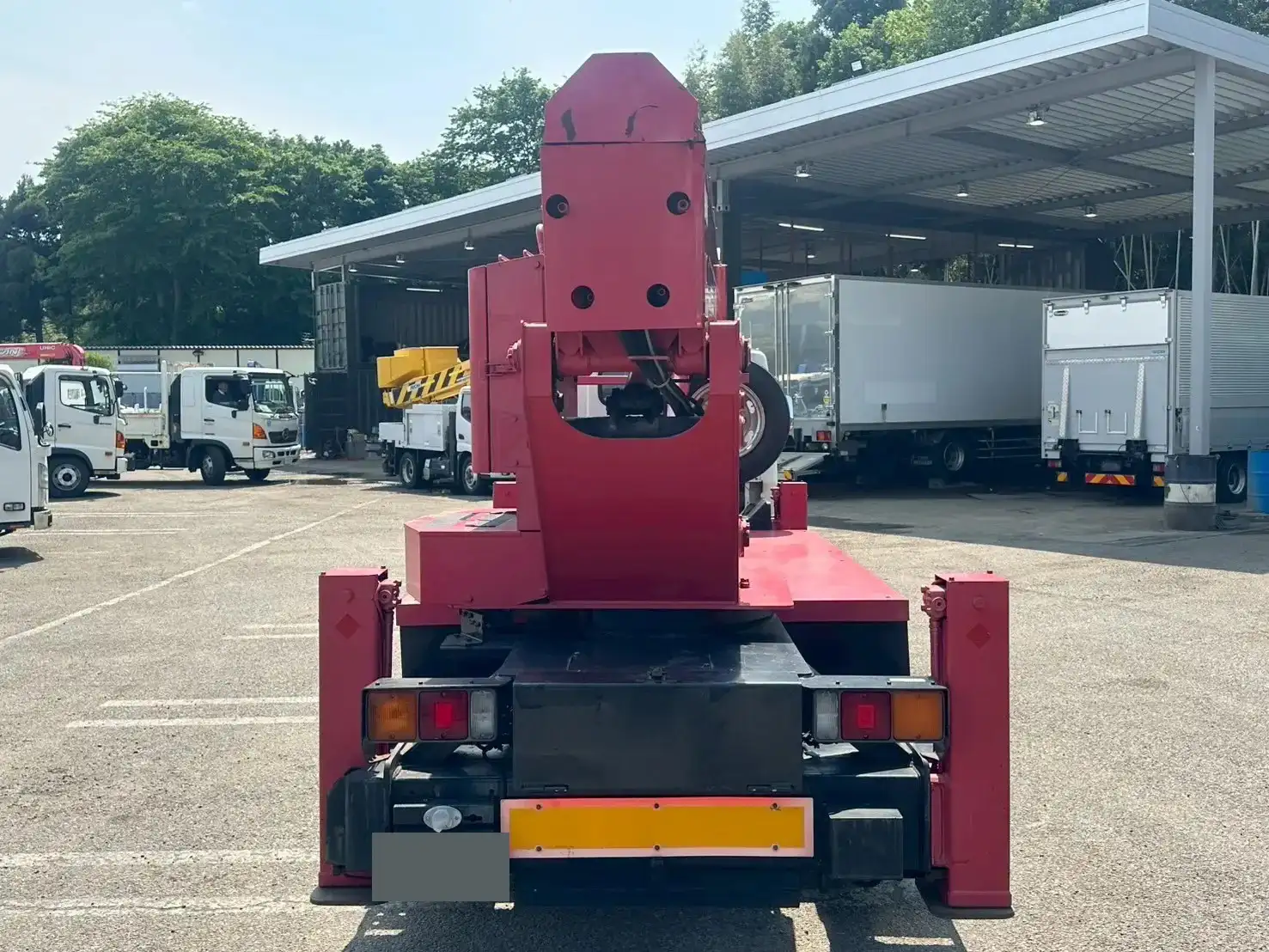三菱 キャンター 小型 高所・建柱車 高所作業車 PA-FE73DEYの中古トラック画像4