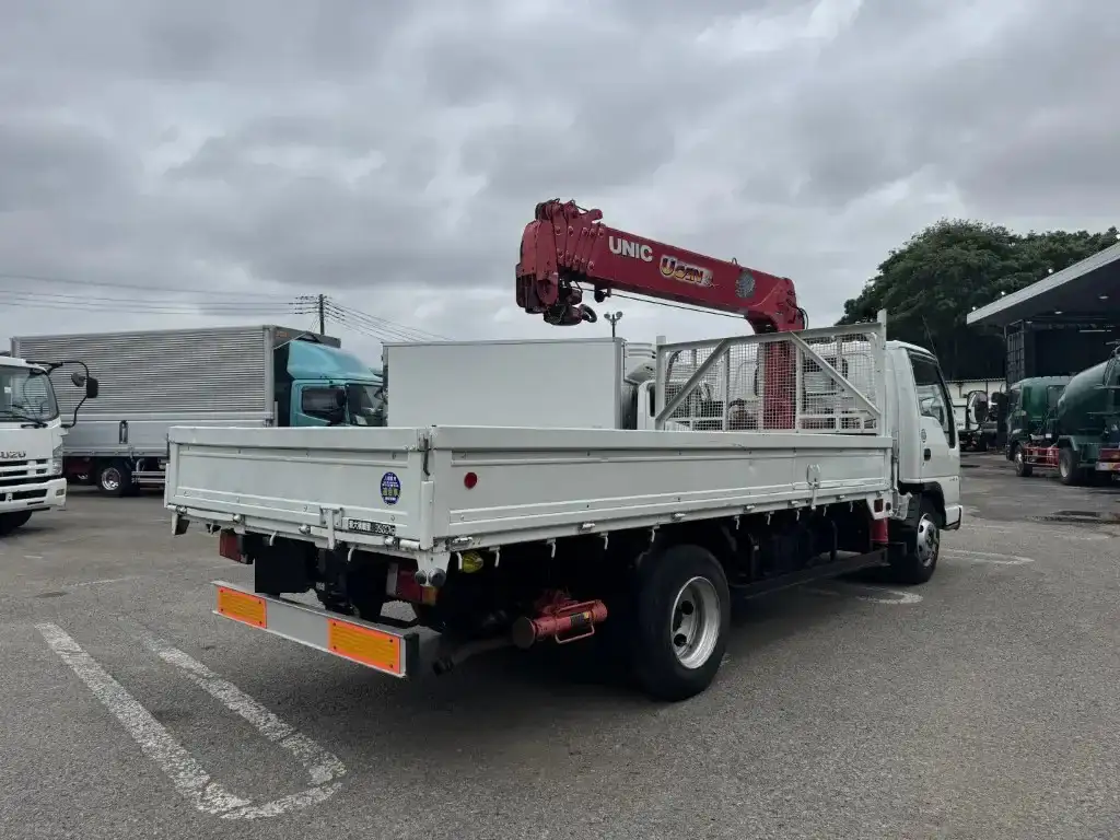 日産 アトラス 小型 クレーン付 床鉄板 6段の中古トラック画像3