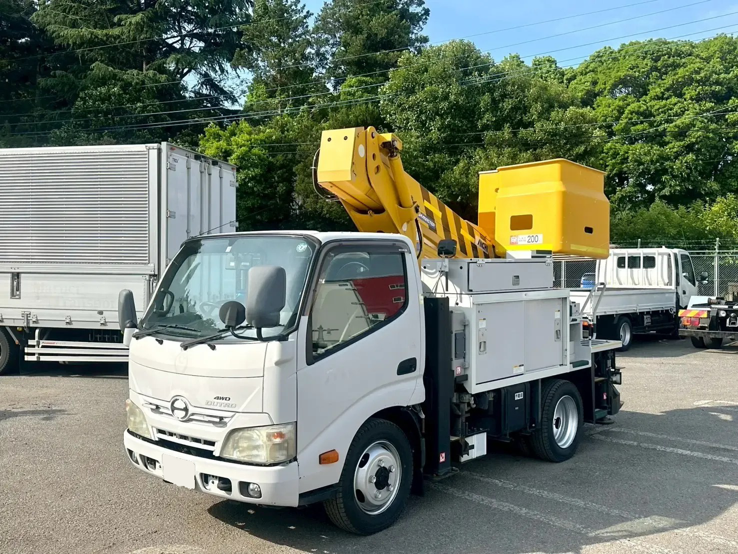 日野 デュトロ 小型 高所・建柱車 高所作業車 電工仕様 の中古トラック【車両No.119910】