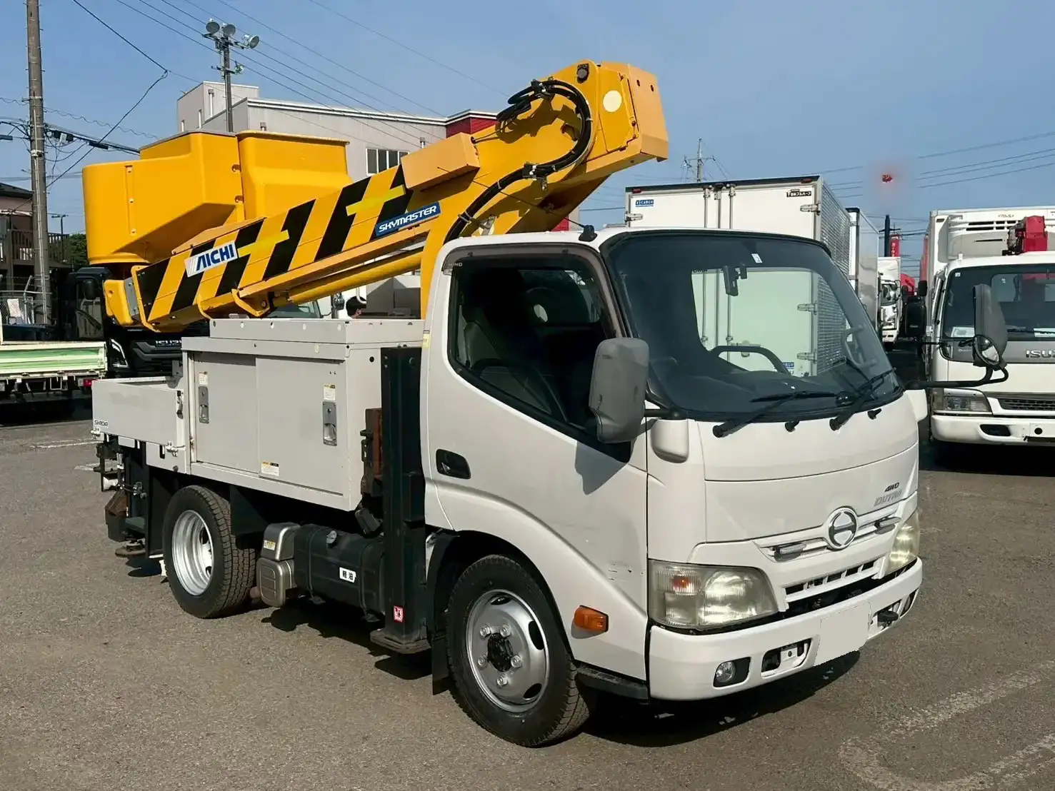 日野 デュトロ 小型 高所・建柱車 高所作業車 電工仕様の中古トラック画像2