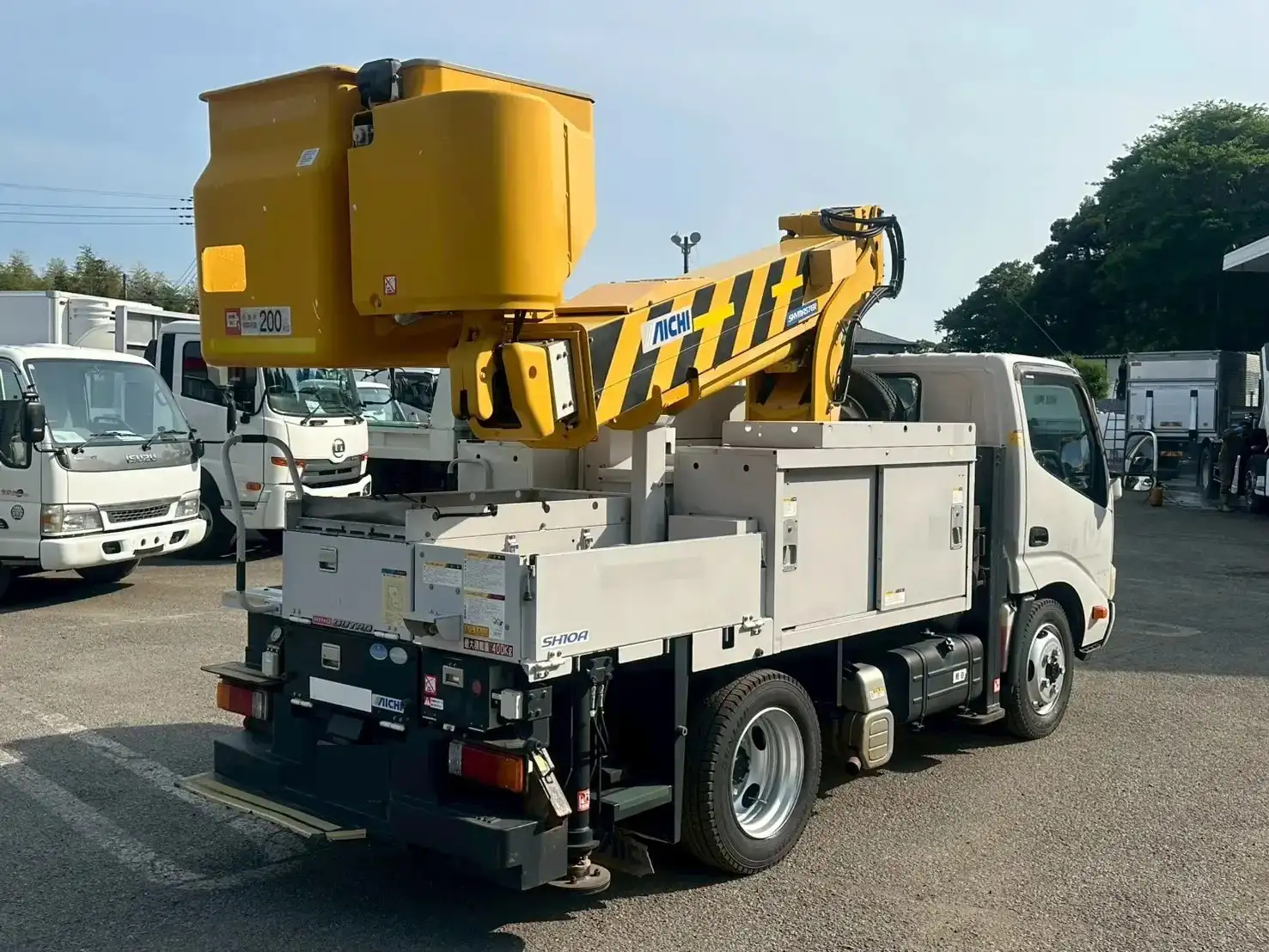 日野 デュトロ 小型 高所・建柱車 高所作業車 電工仕様の中古トラック画像3