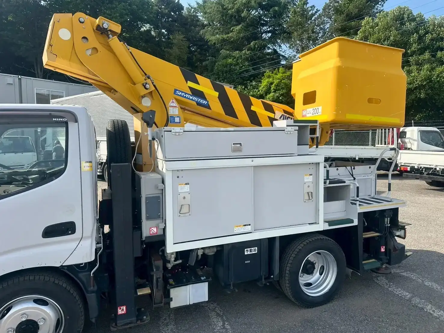 日野 デュトロ 小型 高所・建柱車 高所作業車 電工仕様の中古トラック画像5