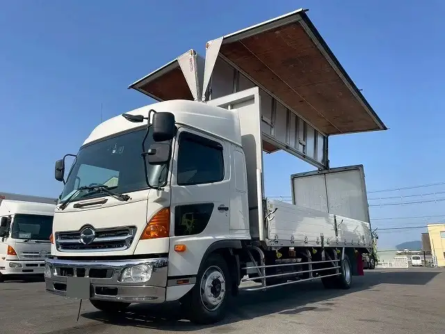 日野 レンジャー 中型/増トン ウイング ベッド QKG-FE7JMAAの中古トラック画像5