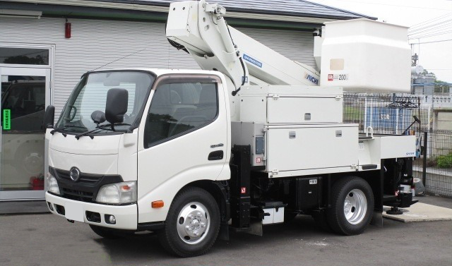 日野 デュトロ 小型 高所・建柱車 高所作業車