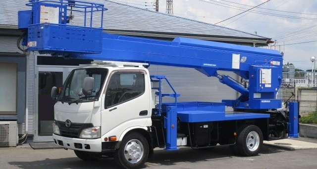 日野 デュトロ 小型 高所・建柱車 高所作業車 電工仕様 の中古トラック【車両No.166546】