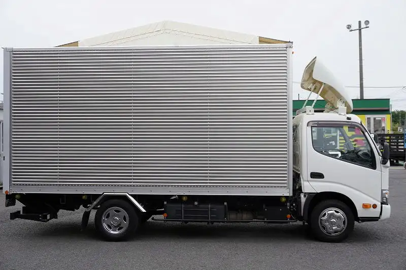 日野 デュトロ 小型 アルミバン パワーゲート TKG-XZU655Mの中古トラック画像2