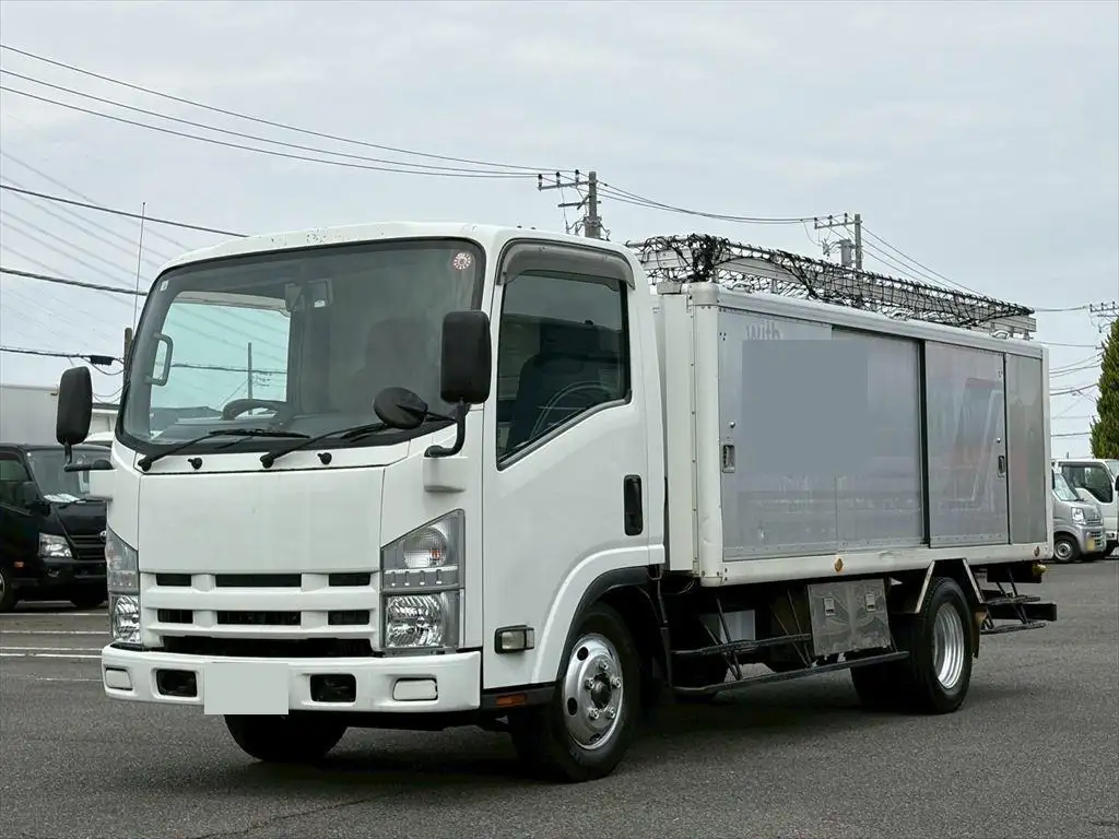 いすゞ エルフ 小型 アルミバン ボトルカー サイドドア の中古トラック【車両No.188728】