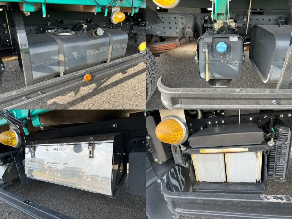 三菱 キャンター 小型 平ボディ 幌 床鉄板の中古トラック画像13