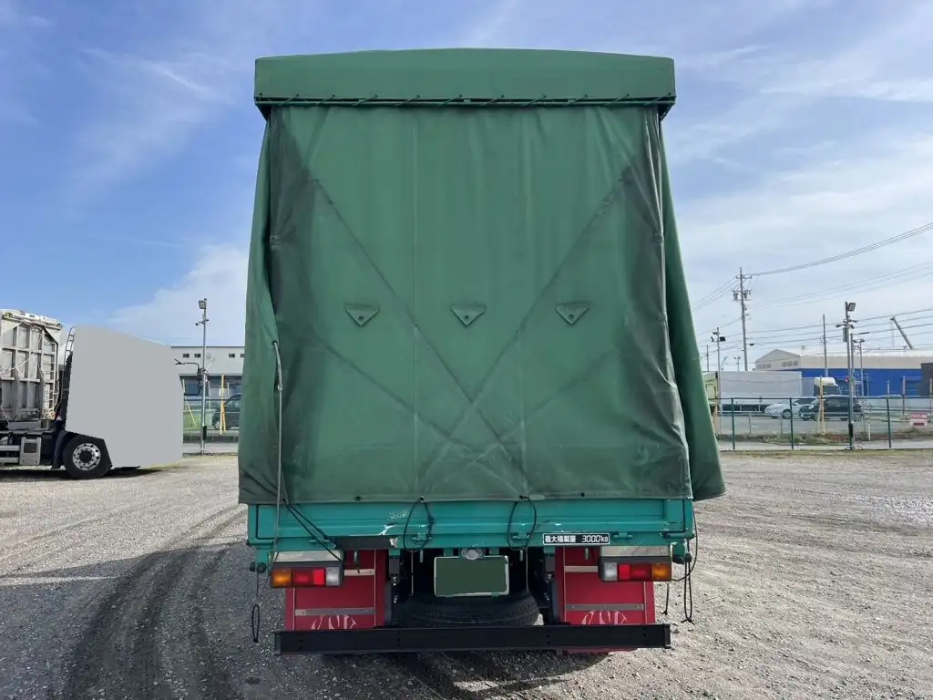 三菱 キャンター 小型 平ボディ 幌 床鉄板の中古トラック画像8