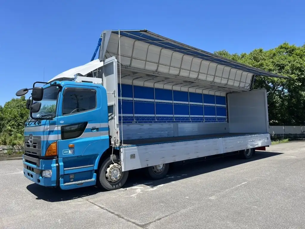 日野 プロフィア 大型 ウイング 幌ウイング QKG-FN1AWAAの中古トラック画像2