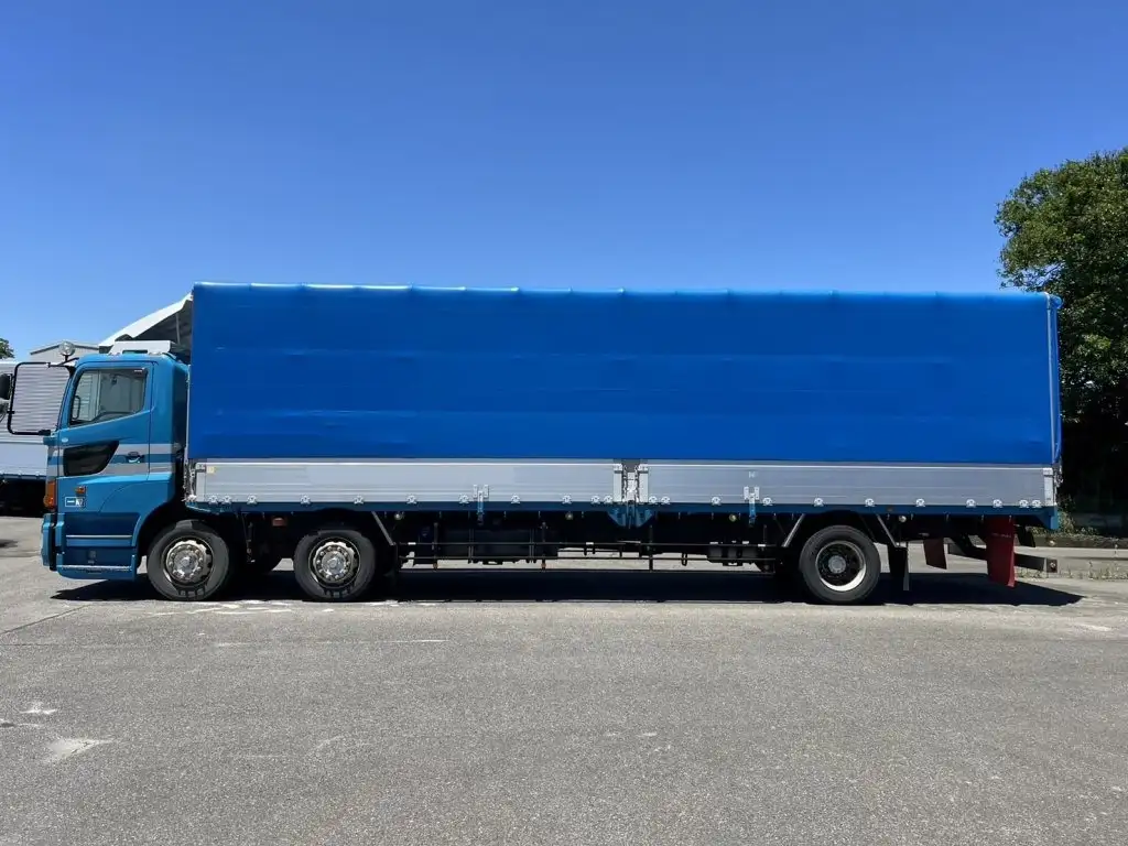 日野 プロフィア 大型 ウイング 幌ウイング QKG-FN1AWAAの中古トラック画像8