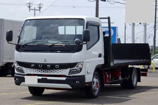 三菱 キャンター 小型 車両重機運搬 ラジコン ウインチの中古トラック画像1