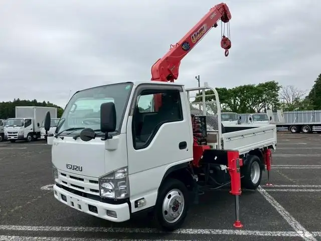 いすゞ エルフ 小型 クレーン付 4段 ラジコンの中古トラック画像3