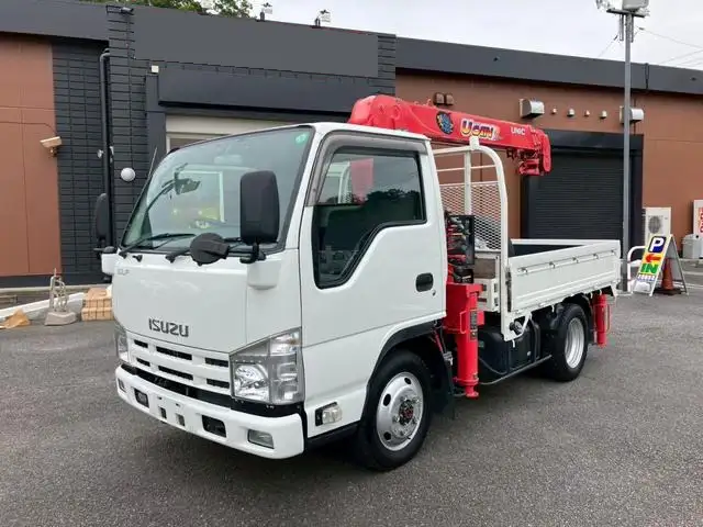いすゞ エルフ 小型 クレーン付 4段 ラジコン の中古トラック【車両No.188725】