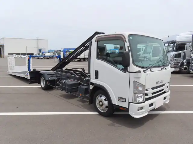 いすゞ エルフ 小型 車両重機運搬 ラジコン ウインチの中古トラック画像3