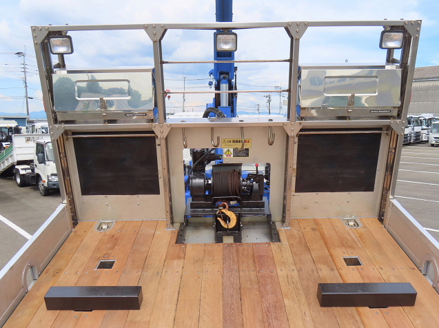 日野 レンジャー 中型/増トン 車両重機運搬 3段クレーン ラジコンの中古トラック画像6