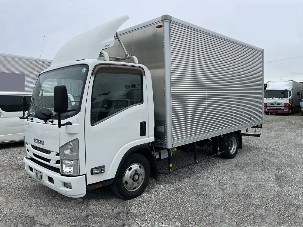 いすゞ エルフ 小型 アルミバン TRG-NNR85AN H27の中古トラック画像1