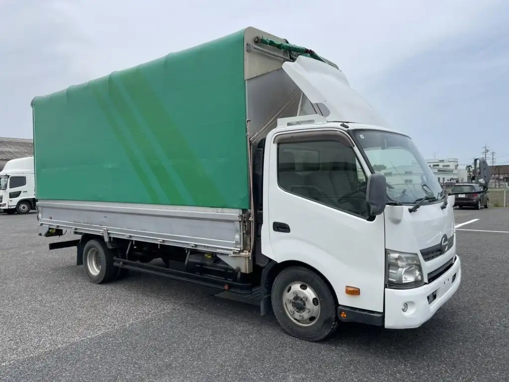 日野 デュトロ 小型 ウイング 幌ウイング TKG-XZU720Mの中古トラック画像2