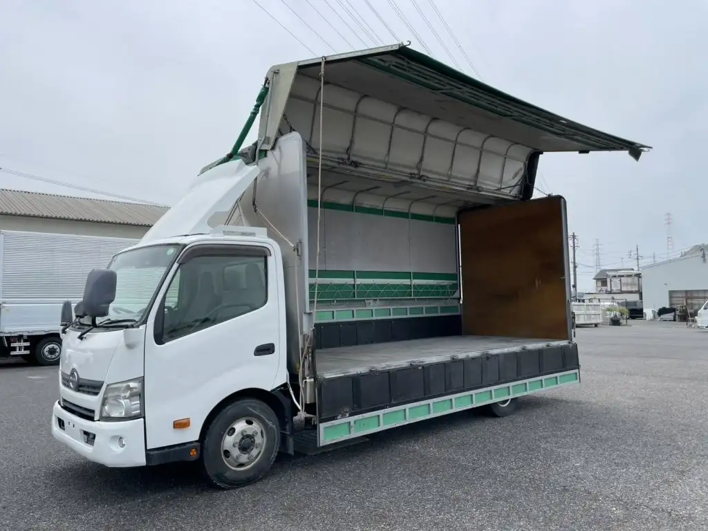 日野 デュトロ 小型 ウイング 幌ウイング TKG-XZU720Mの中古トラック画像6