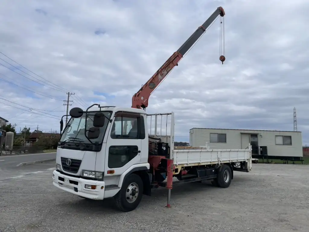 日産UD コンドル 中型/増トン クレーン付 床鉄板 3段の中古トラック画像2