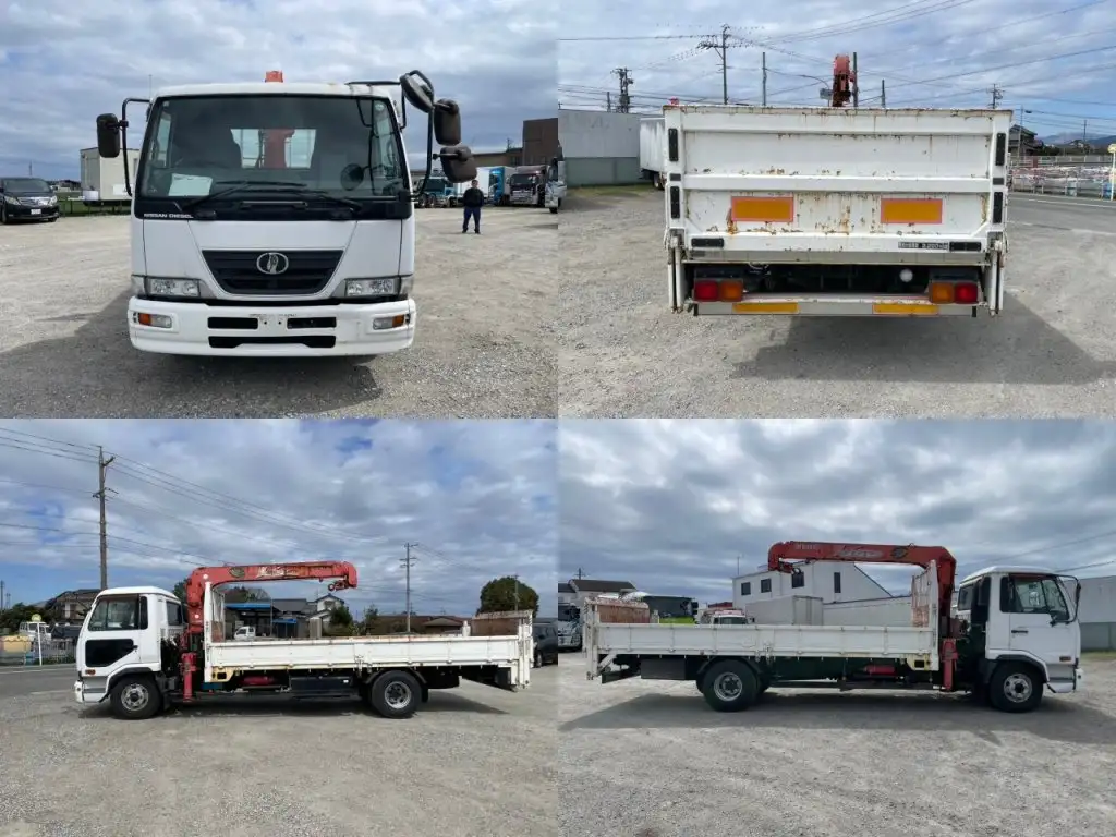 日産UD コンドル 中型/増トン クレーン付 床鉄板 3段の中古トラック画像3