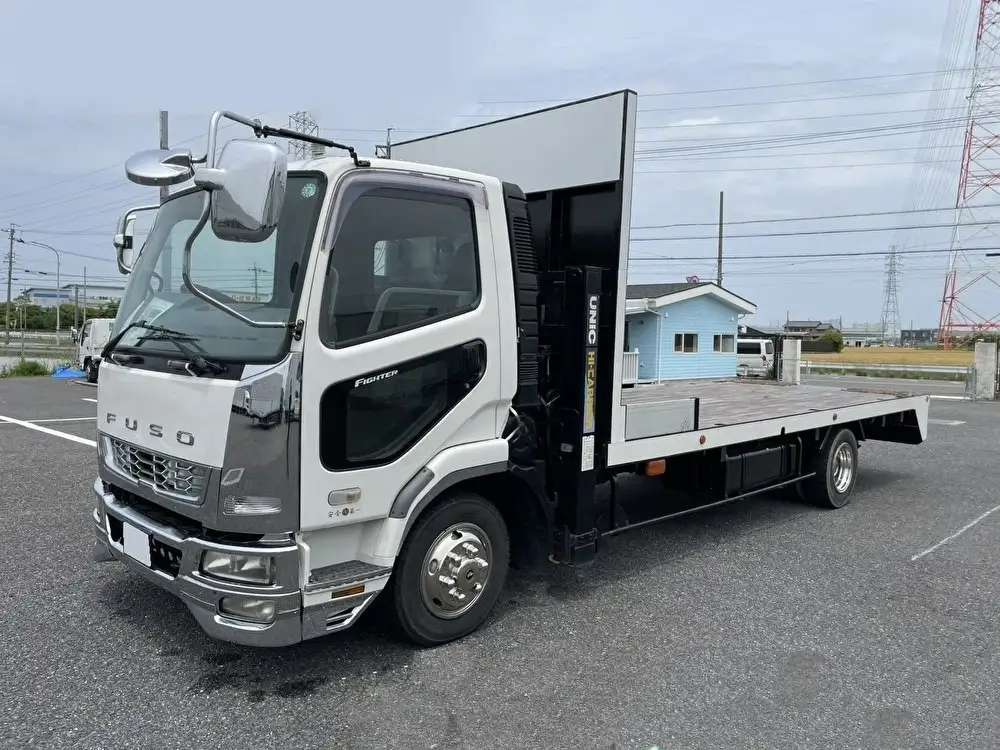 三菱 ファイター 中型/増トン 車両重機運搬 ウインチ PDG-FK71Dの中古トラック画像1