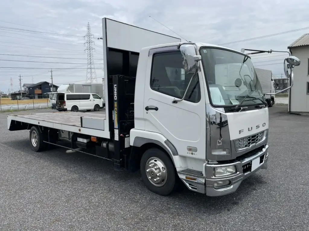 三菱 ファイター 中型/増トン 車両重機運搬 ウインチ PDG-FK71Dの中古トラック画像2
