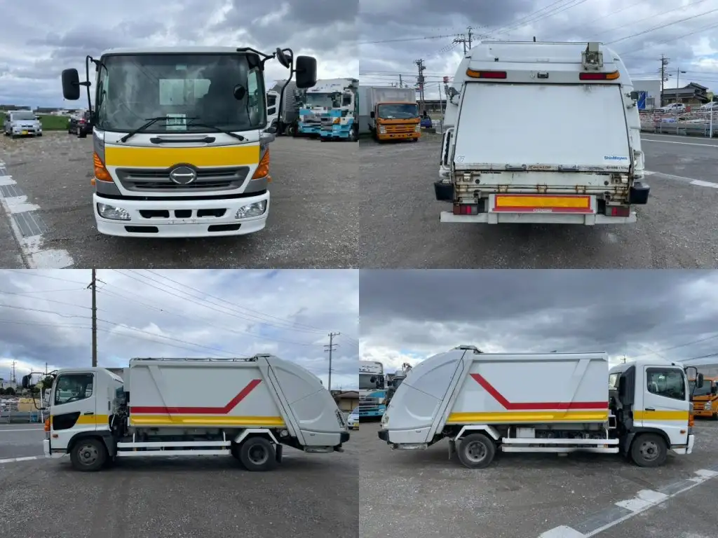日野 レンジャー 中型/増トン パッカー車 プレス式 BKG-FC7JGYAの中古トラック画像5