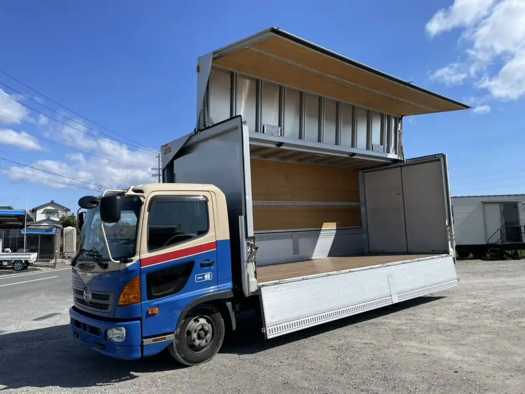 日野 レンジャー 中型/増トン ウイング エアサス TKG-FC9JKAGの中古トラック画像6