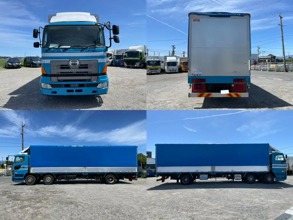 日野 プロフィア 大型 ウイング 幌ウイング QPG-FN1AWDAの中古トラック画像5
