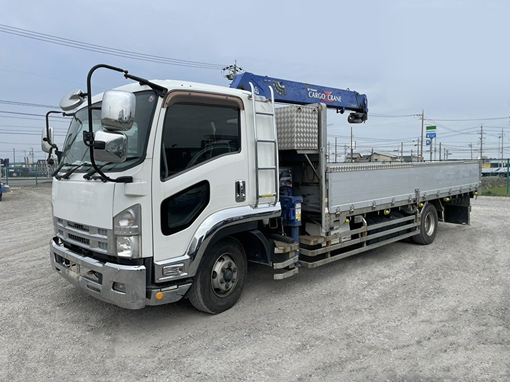 いすゞ フォワード 中型/増トン クレーン付 アルミブロック エアサス の中古トラック【車両No.189290】