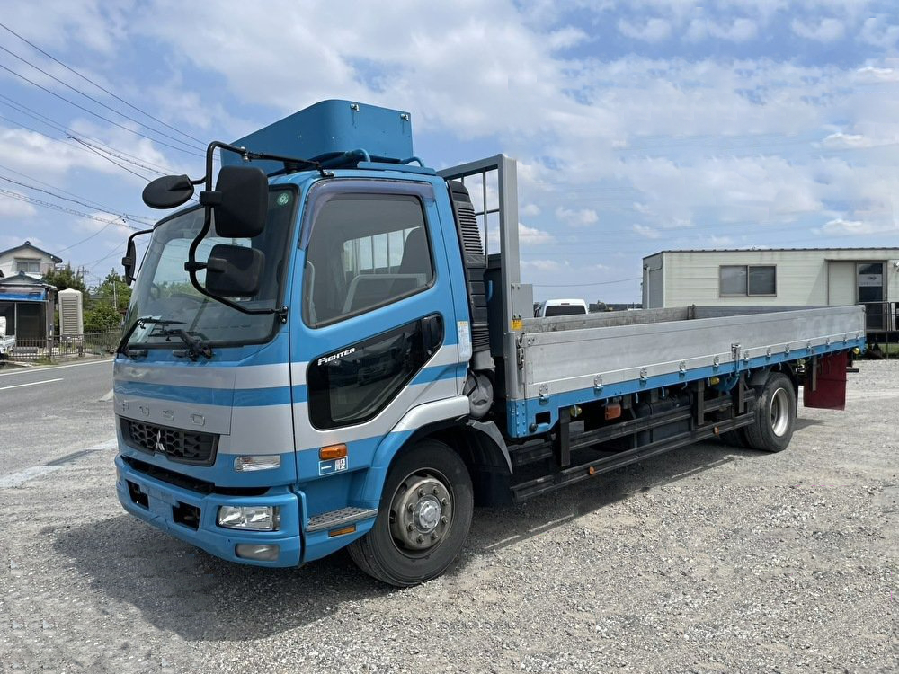 三菱 ファイター 中型/増トン 平ボディ アルミブロック ベッド の中古トラック【車両No.189069】