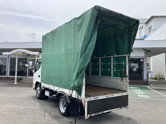 日野 デュトロ 小型 平ボディ 幌 床鉄板の中古トラック画像6
