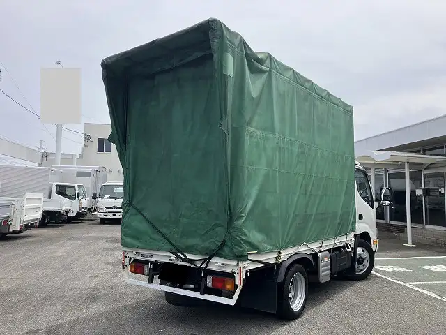 日野 デュトロ 小型 平ボディ 幌 床鉄板の中古トラック画像2