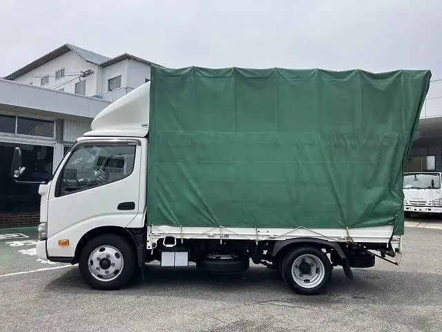 日野 デュトロ 小型 平ボディ 幌 床鉄板の中古トラック画像4