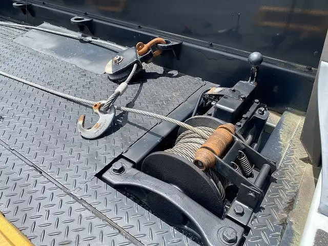 三菱 キャンター 小型 車両重機運搬 ラジコン ウインチの中古トラック画像9
