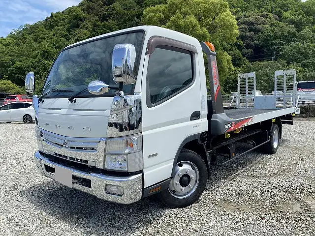 三菱 キャンター 小型 車両重機運搬 ラジコン ウインチの中古トラック画像1