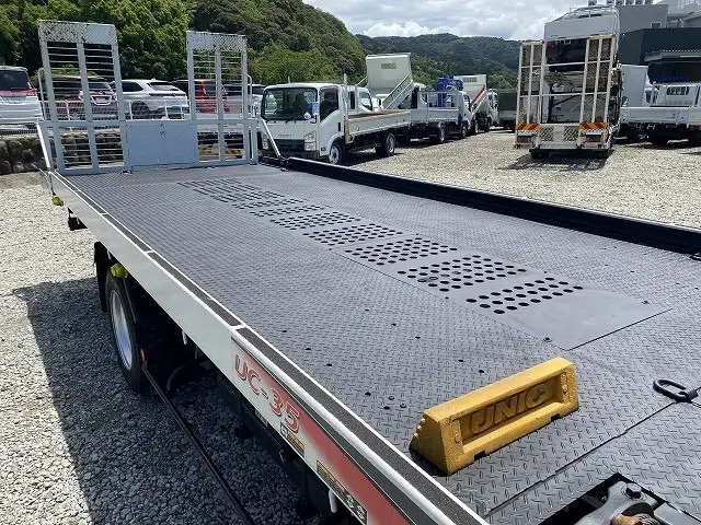 三菱 キャンター 小型 車両重機運搬 ラジコン ウインチの中古トラック画像8