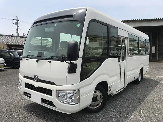 トヨタ コースター 小型 バス マイクロバス SKG-XZB70の中古トラック画像1