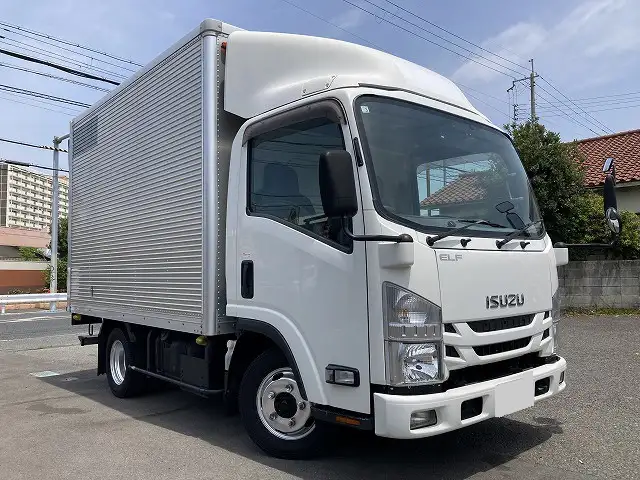 いすゞ エルフ 小型 アルミバン サイドドア TRG-NLR85ANの中古トラック画像2