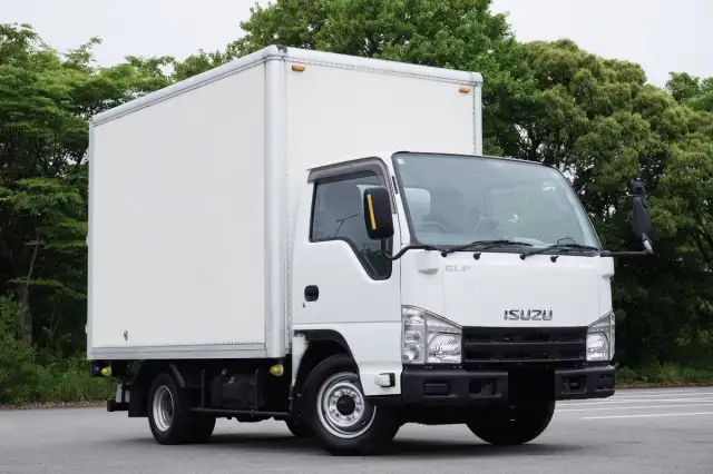 いすゞ エルフ 小型 アルミバン TKG-NHR85AN H26の中古トラック画像2