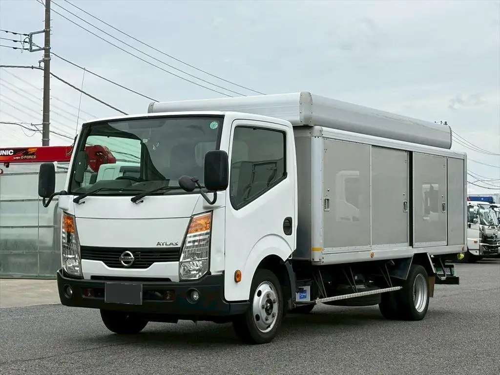 日産 アトラス 小型 アルミバン ボトルカー サイドドア の中古トラック【車両No.188899】