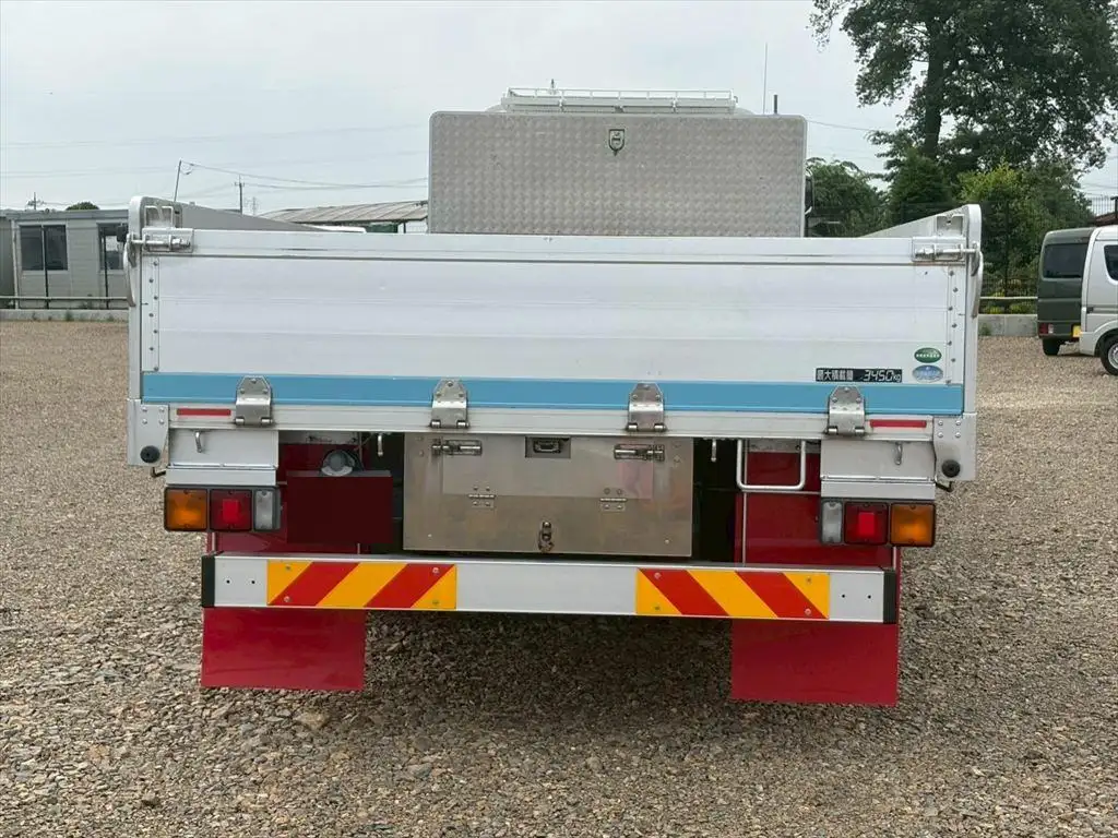三菱 ファイター 中型/増トン 平ボディ アルミブロック ベッドの中古トラック画像4