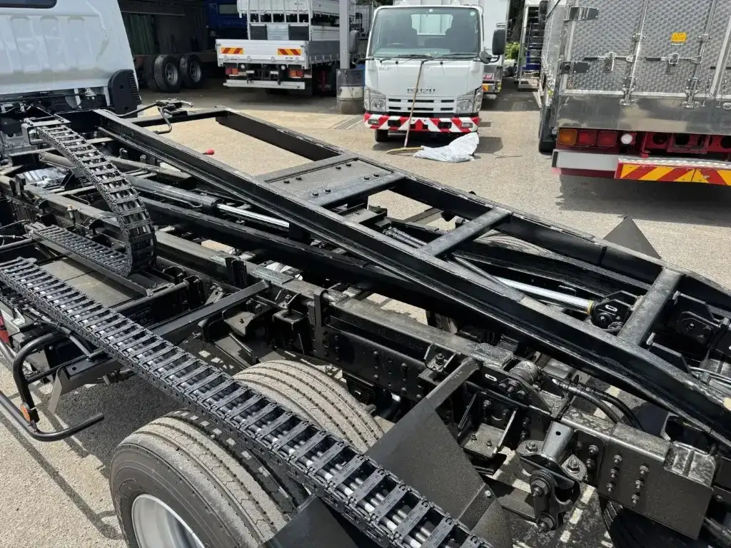 三菱 キャンター 小型 車両重機運搬 ラジコン ウインチの中古トラック画像15