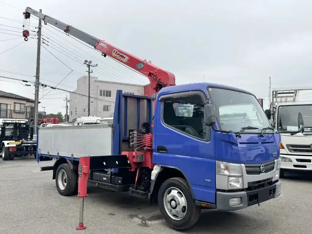 日産 アトラス 小型 クレーン付 床鉄板 アルミブロックの中古トラック画像2